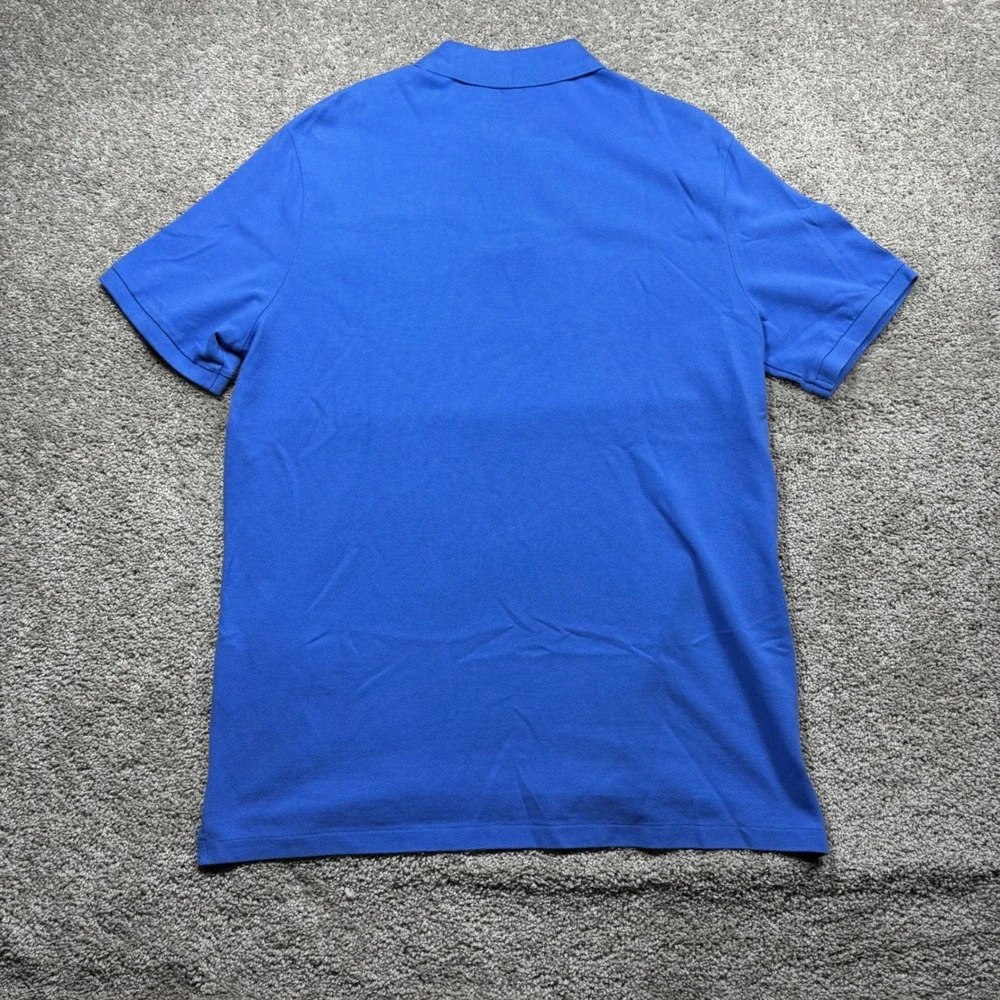 Polo Ralph Lauren Mens Blue Triple Pony Classic Fit SS Flesh 3 Polo Shirt L